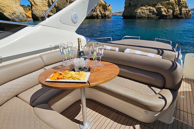 Lagos Private Boat Trip with Drinks, Snacks, Paddleboards Kayak - A private yacht start from Lagos Marina