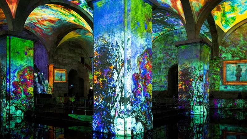 LISBOA: Impressive Monet & Brilliant Klimt - Inside Lisbon’s Mãe D’Água Reservoir