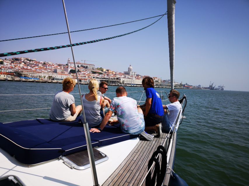 Lisbon: 2-Hour Sailing Yacht Cruise & Guided Tour w/2 drinks - The Vasco da Gama Bridge and the wide river crossing