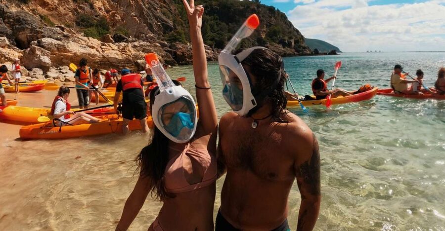 Lisbon: Arrábida Kayak & Wild Beach Snorkeling with Pickup - From Sete Rios to Arrábida in 45 minutes