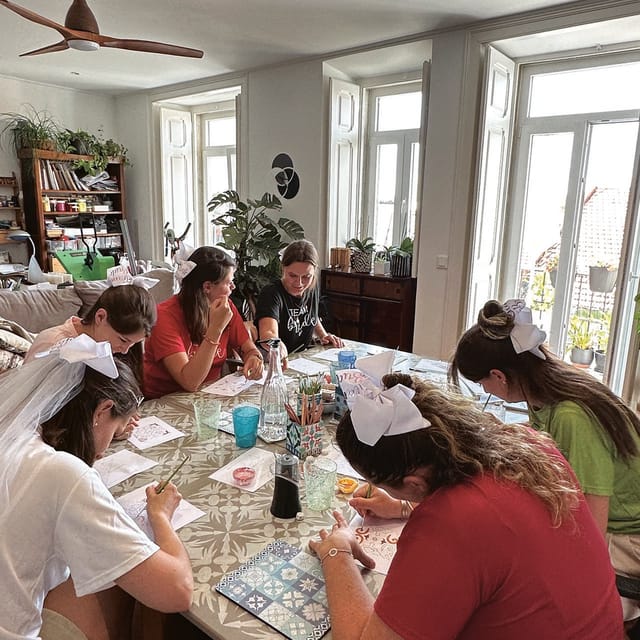 Lisbon: Azulejos' Design Create Your Own Tile Workshop - What the $64 price includes
