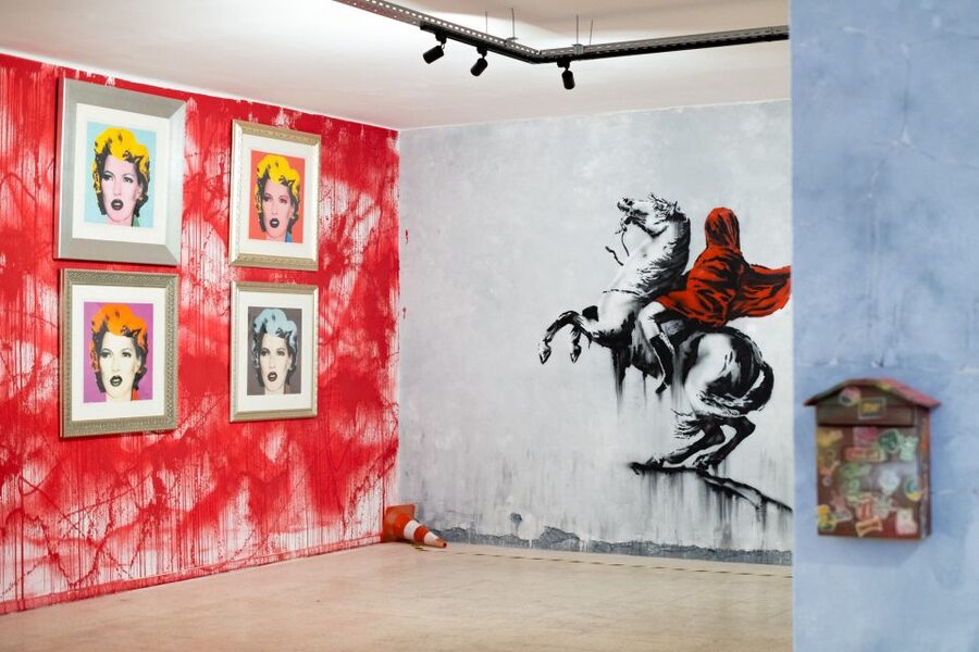 Lisbon: Banksy Museum Permanent Exhibition Entry Ticket - Girl with Balloon and Sweep It Under The Carpet