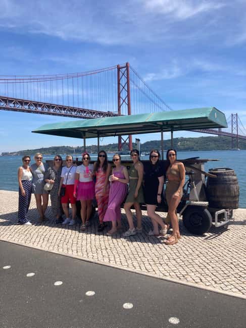 Lisbon: Beer Bike Tour with Sangria and Beer - The Amalia Rodrigues and Fado monument