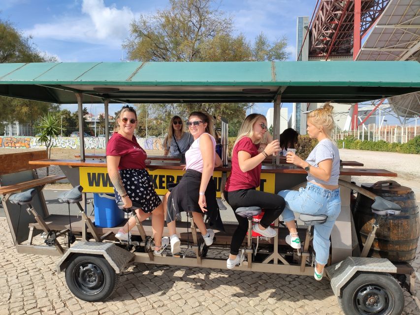 Lisbon: Beer Bike Tour with Sangria and Beer - Drinks, music, and the role of the guides