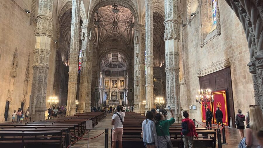 Lisbon: Belem Tour with Pastéis at Jerónimos Monastery - Crossing toward the Tagus River