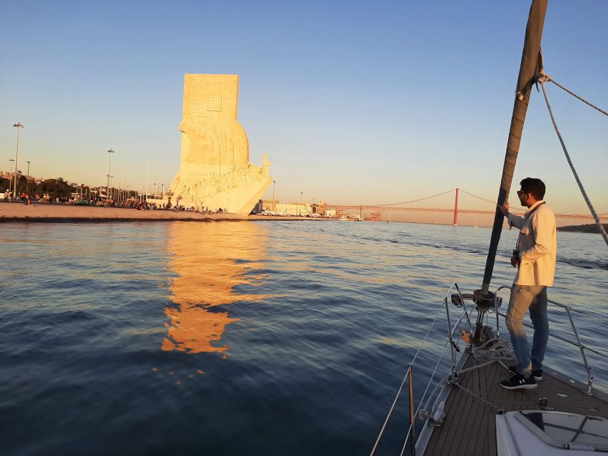 Lisbon: City Skyline Sailboat Cruise with Drink and Snacks - Family, solo, and small-group appeal