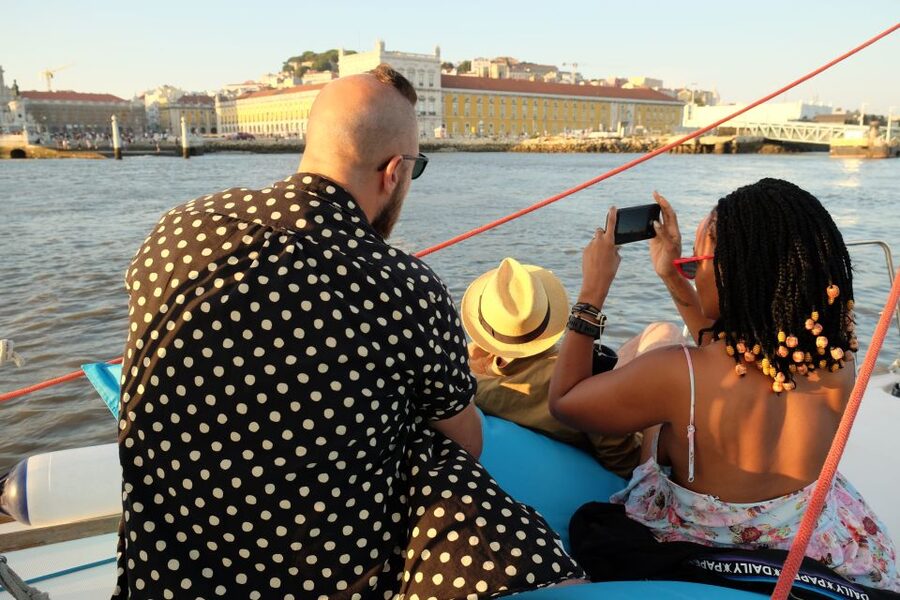 Lisbon: City Skyline Sailboat Cruise with Drink and Snacks - Praça do Comércio and Lisbon’s old center