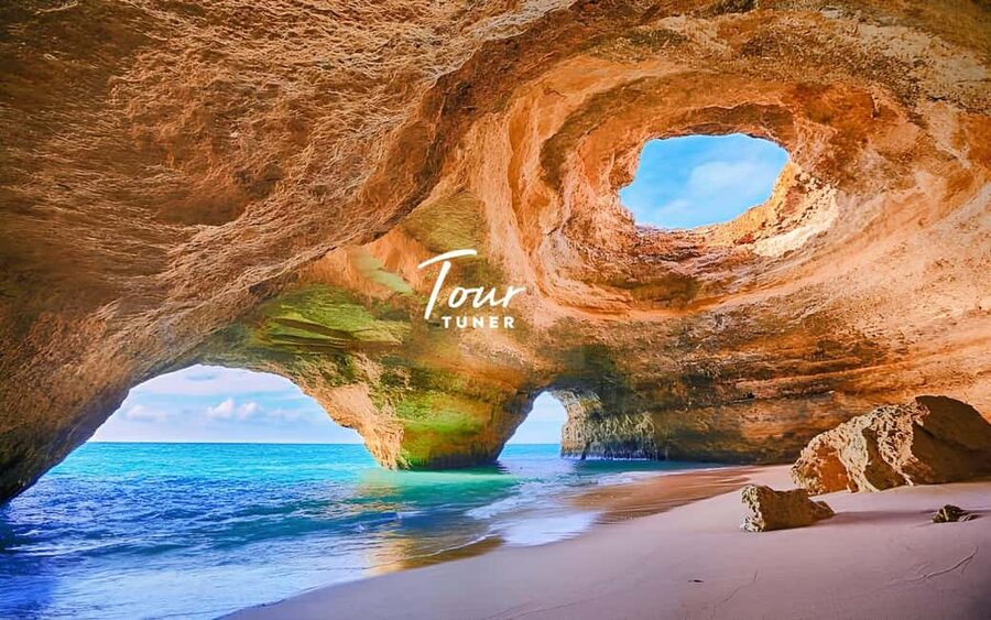 Lisbon: Day Trip To Algarve, Benagil Cave, Carvoeiro & Lagos - Algar Seco and Boneca Cave: a strong first coastal stop