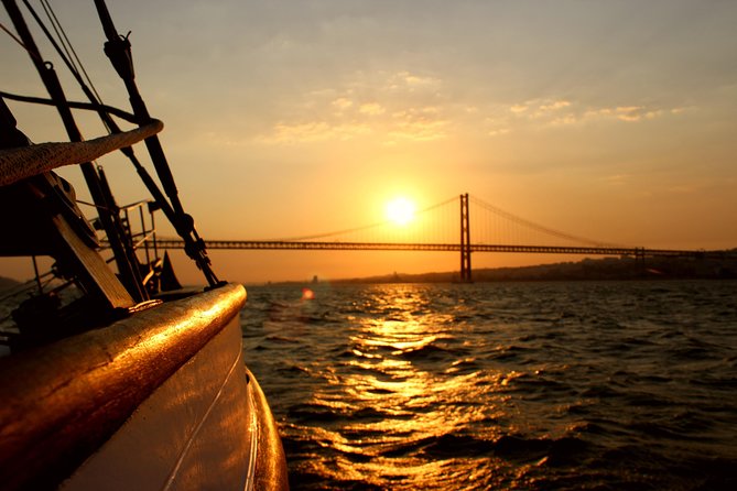 Lisbon: Daylight or Sunset on a Vintage Sailboat - Starting beneath the 25 de Abril Bridge
