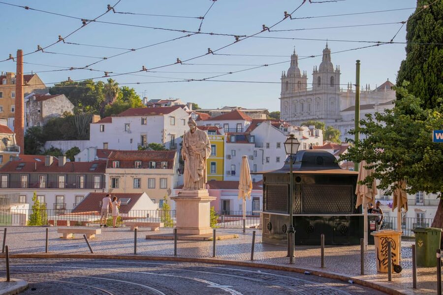 Lisbon: Early Morning TukTuk Tour - hotel/cruise ship pickup - Commerce Square, Chiado, and Bica