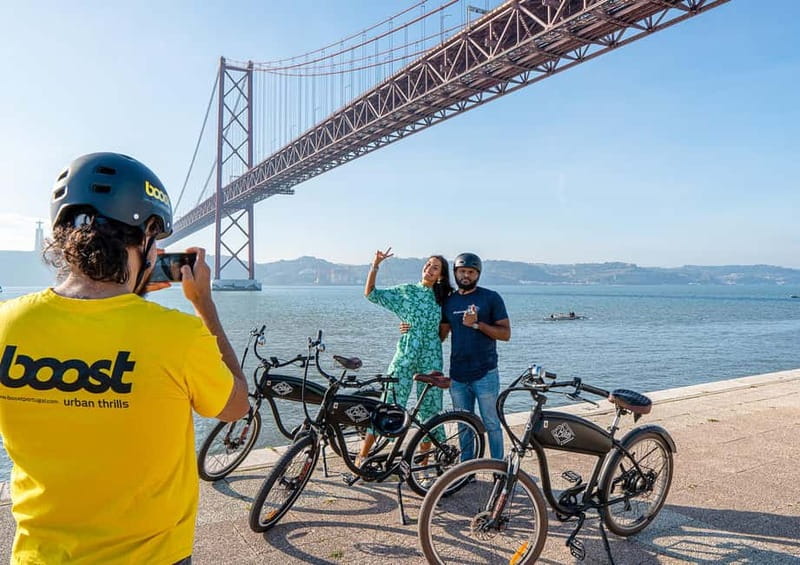 Lisbon: Electric Bike Tour by the River to Belém - Starting at Commerce Square and Cais das Colunas