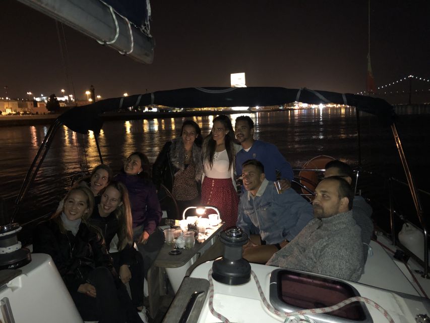Lisbon: Luxury Sailboat Cruise at Night - What the $43 price gets you