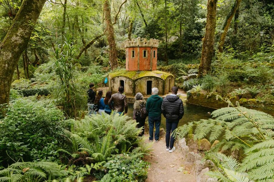 Lisbon: Pena Palace, Sintra, Cabo da Roca, & Cascais Daytrip - Entering Pena Palace’s colorful gardens