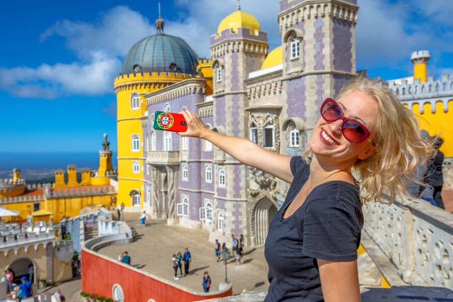 Lisbon: Pena Palace, Sintra, Regaleira, Roca, Cascais Tour - Cabo da Roca and the Atlantic edge