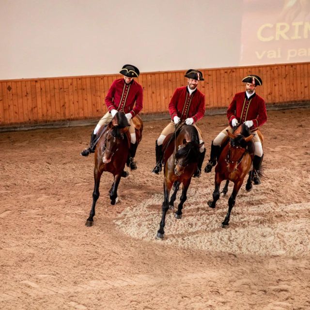Lisbon: Portuguese Riding School Trainig with Lusitano Horse - Period costumes, music, and courtly exercises