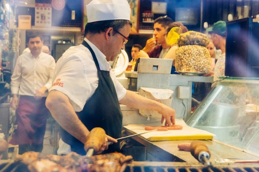 Lisbon: Private Food Tour – 10 Tastings with Locals - Walking through Largo do Chiado