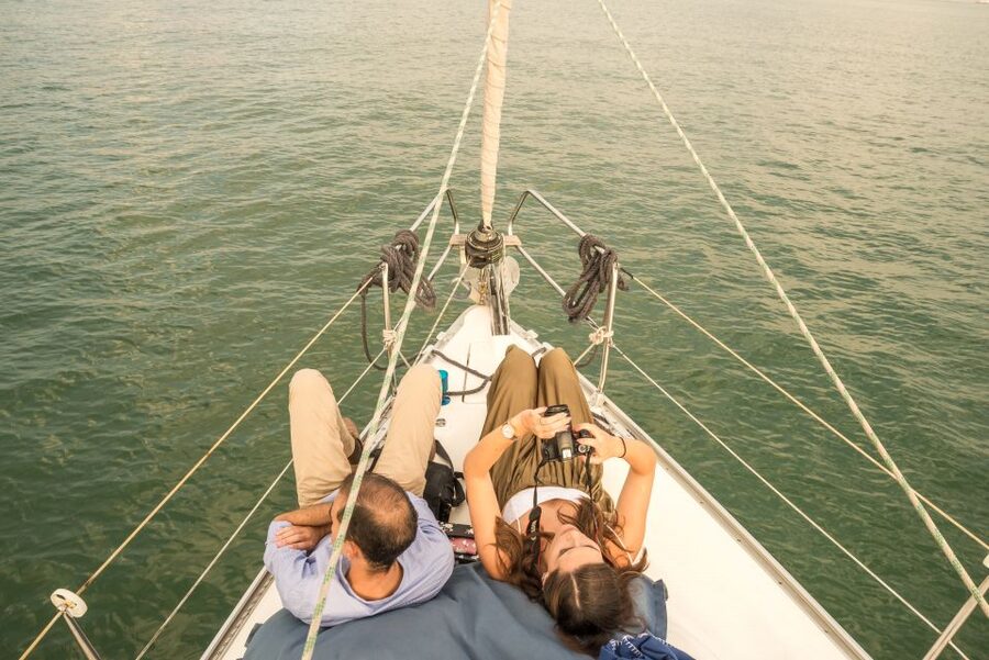 Lisbon: Private Sunset Cruise on the Tagus River with Drink - Crew service, commentary, and comfort