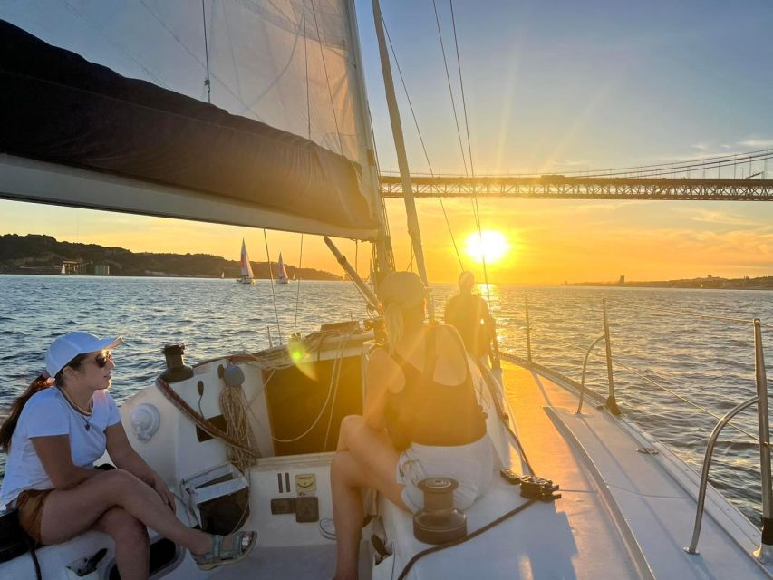 Lisbon: Sailing Sunset - Turning back toward central Lisbon