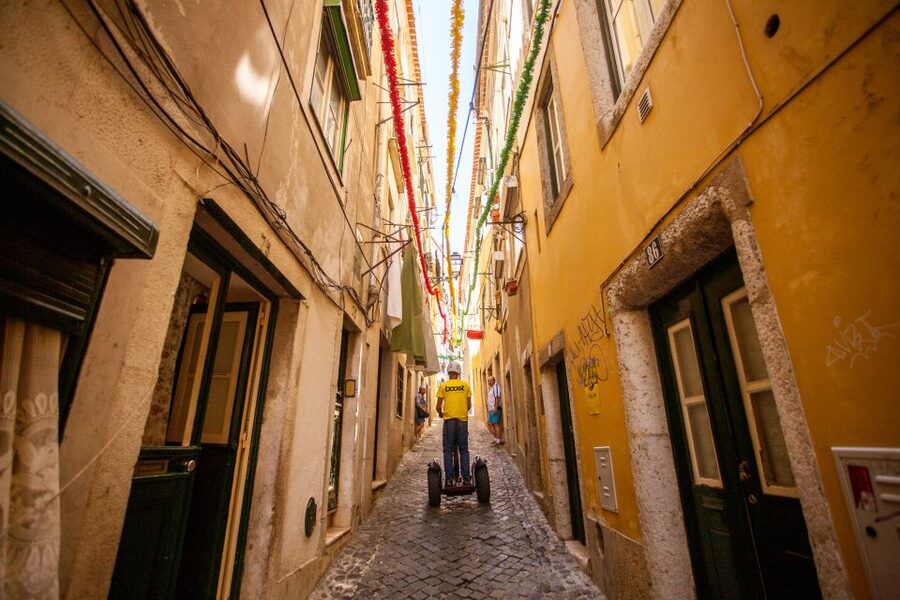 Lisbon: Segway Medieval Tour of Alfama and Mouraria - Alfama’s lanes and the Portas do Sol view