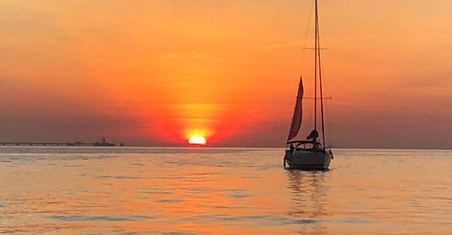 Lisbon: Sunset Cruise with Drinks and Snacks - Leaving Belém with the city behind you