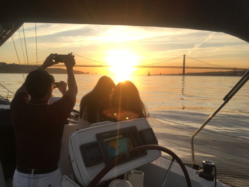 Lisbon: Sunset Sailing Boat Cruise with Wine - Commerce Square and Lisbon’s open riverfront