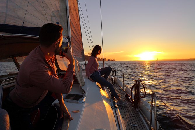 Lisbon Sunset Sailing Tour on Luxury Sailing Yacht with 2 Drinks - Central Lisbon from the water