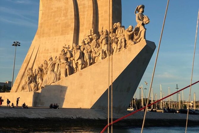 Lisbon Sunset Sailing with Portuguese Wine and History - Bridges, boats, and the wider Tagus