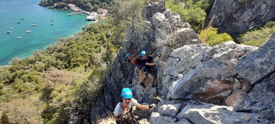 Lisbon: Via Ferrata Setubal's Arrábida Natural Park - Abseiling adds the real thrill