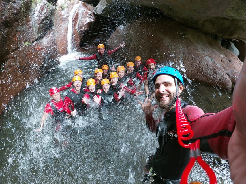 Madeira: Beginner (Level 1) Canyoning Experience - The 15-meter rappel is the moment to measure yourself