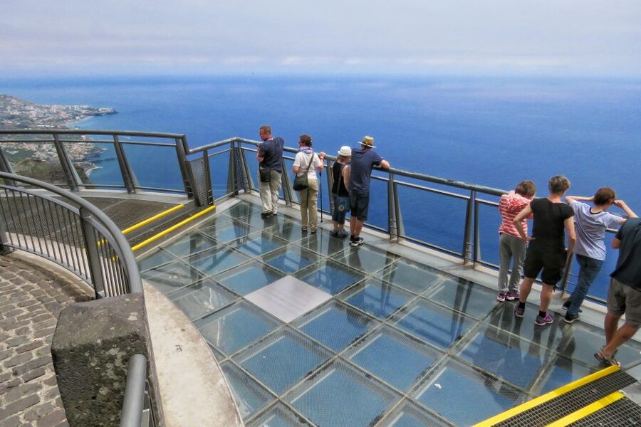 Madeira : Cabo Girao and Camara de Lobo 4WD half-day Tour - Riding Madeira’s steep roads in an open 4x4