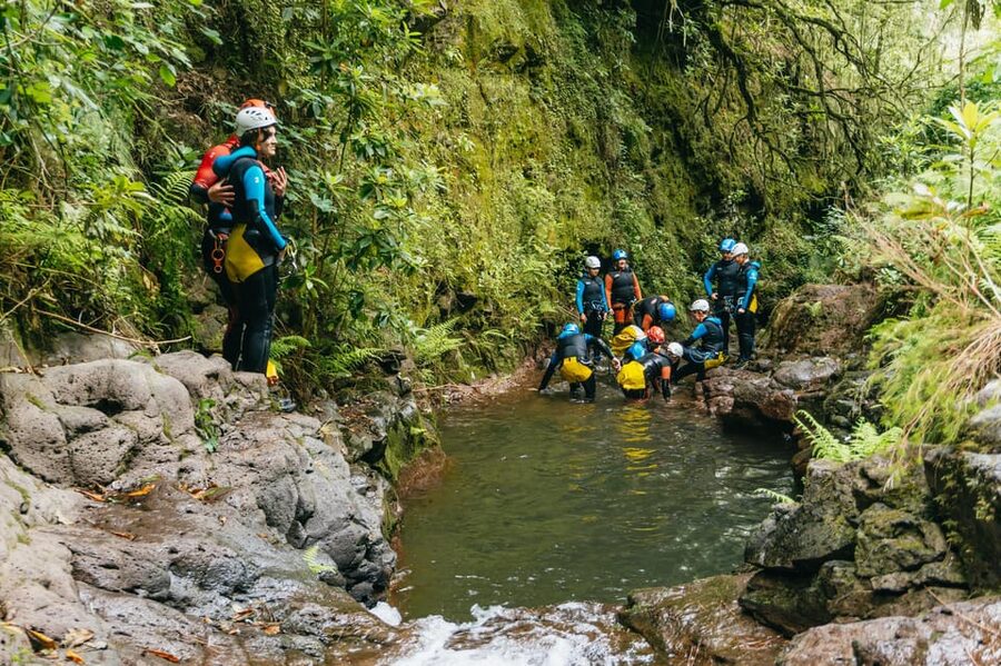 Madeira Canyoning Beginners – Easy & Fun Waterfall Adventure - The 10-minute return through old terraces