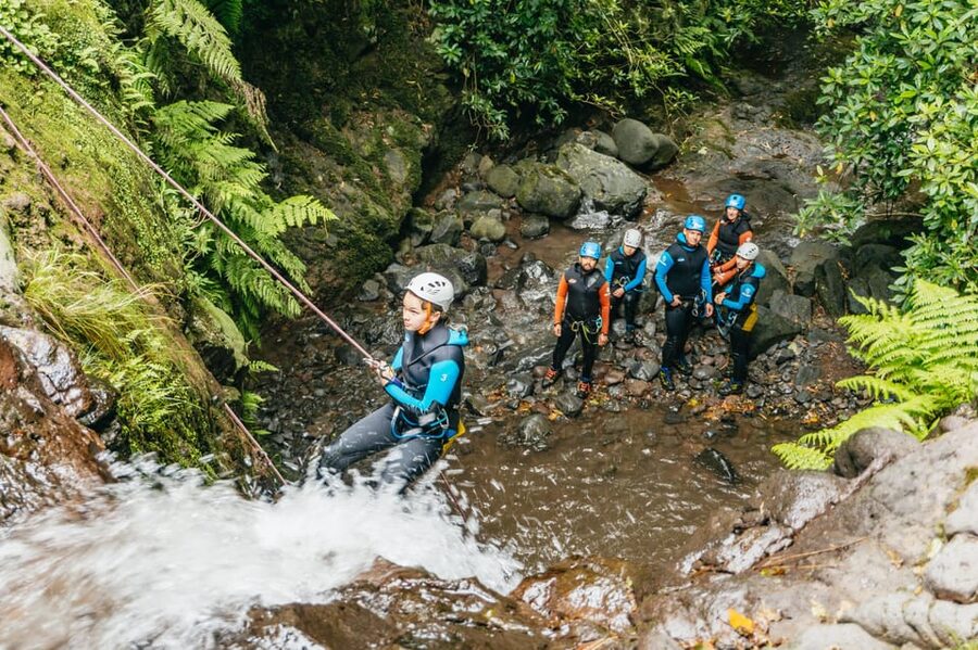 Madeira Canyoning Beginners – Easy & Fun Waterfall Adventure - Meeting at Bar 21 in Camacha