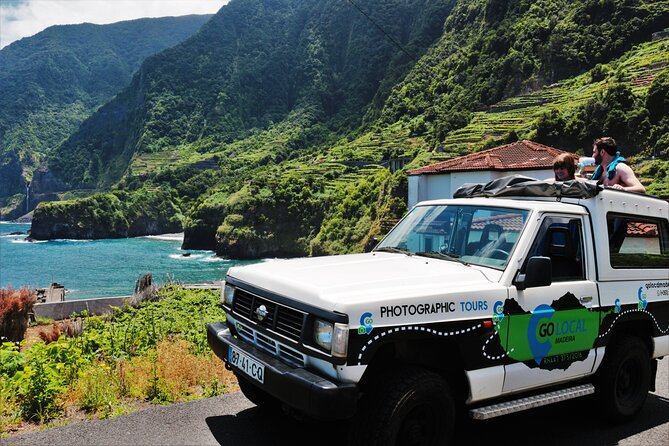 Madeira Island Private Wine Full-day Tour in all terrain vehicle - São Vicente, where vineyards meet the Atlantic