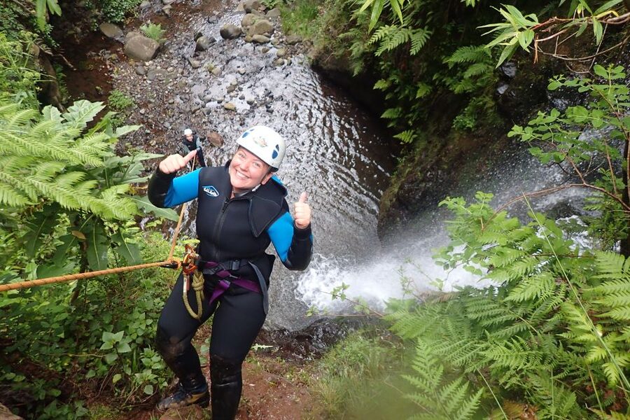 Madeira: Level-1 Canyoning Adventure - Getting fitted for the mountain