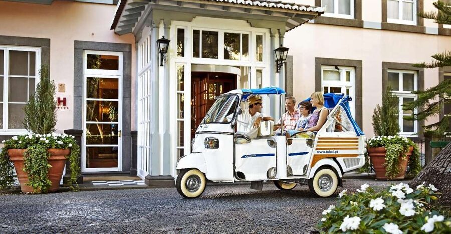 Madeira: Private Monte tour on a Tukxi - Taking the Tukxi from Funchal to Monte
