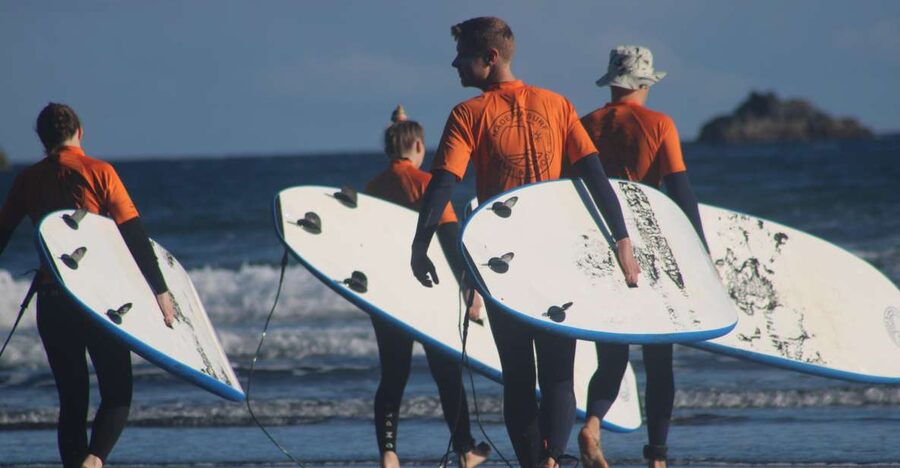 Madeira: surf lesson at Porto da Cruz - Surfing Madeira from Porto da Cruz’s black-sand shore
