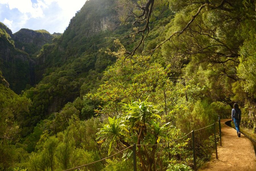 Madeira Walks - Rabaçal and the 25 Fountains - The 25 Fountains and the Crowded Main Stop