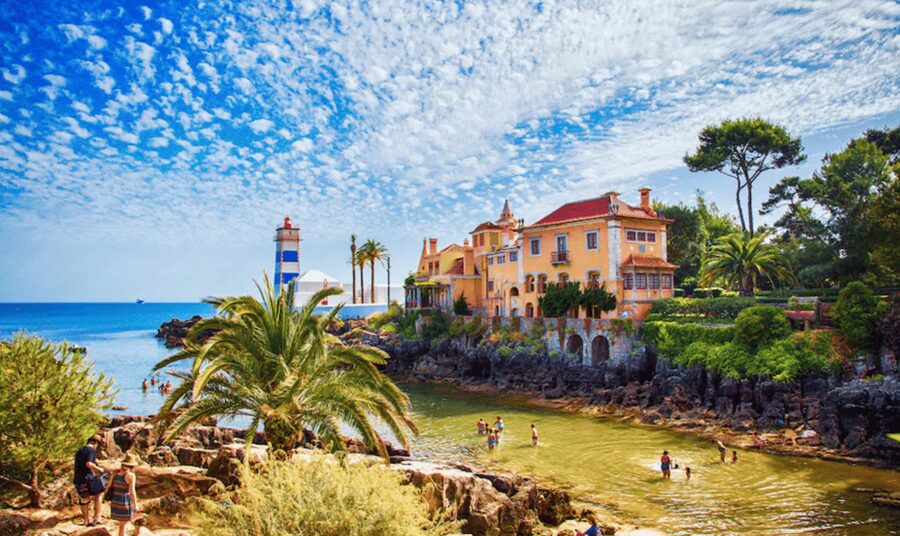 Magical Day Trip: Pena Palace, Sintra, CaboDa Roca & Cascais - Monserrate Palace and its calm gardens