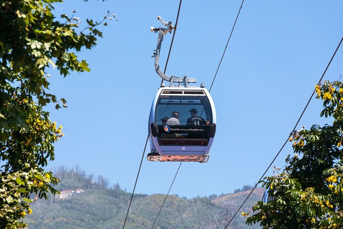 Monte Palace Tropical Garden tour with Cable Car - Riding the cable car above Funchal