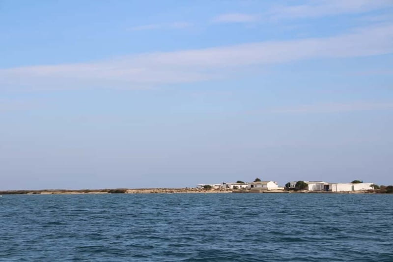 Olhão: Ria Formosa 3 Islands Guided Day Trip by Boat - Farol Island and the lighthouse setting