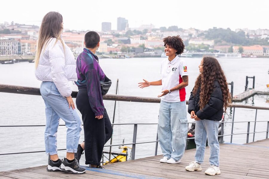 Oporto Tuk-Tuk Tour: Fast, Fun & Flexible – 1H to Full Day! - Crossing the bridge to Gaia and Serra do Pilar
