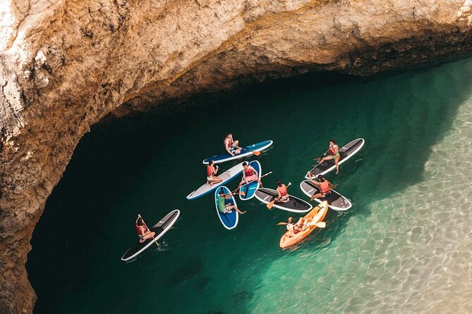 Paddle & Explore: Albufeira SUP Tour - The quiet beach stop and time to swim
