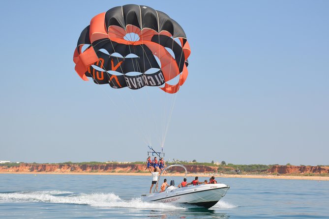 Parasailing from Vilamoura - The quietest minutes are the best part