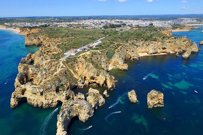 Ponta da Piedade Coastal Tour in Lagos, Algarve - The swimming stop