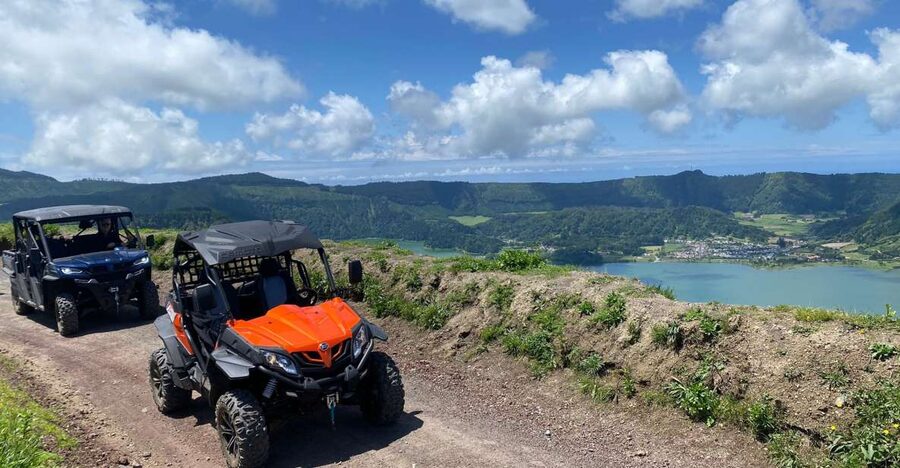 Ponta Delgada: São Miguel Buggy Tour Around Sete Cidades - The return through dirt tracks and coastal country