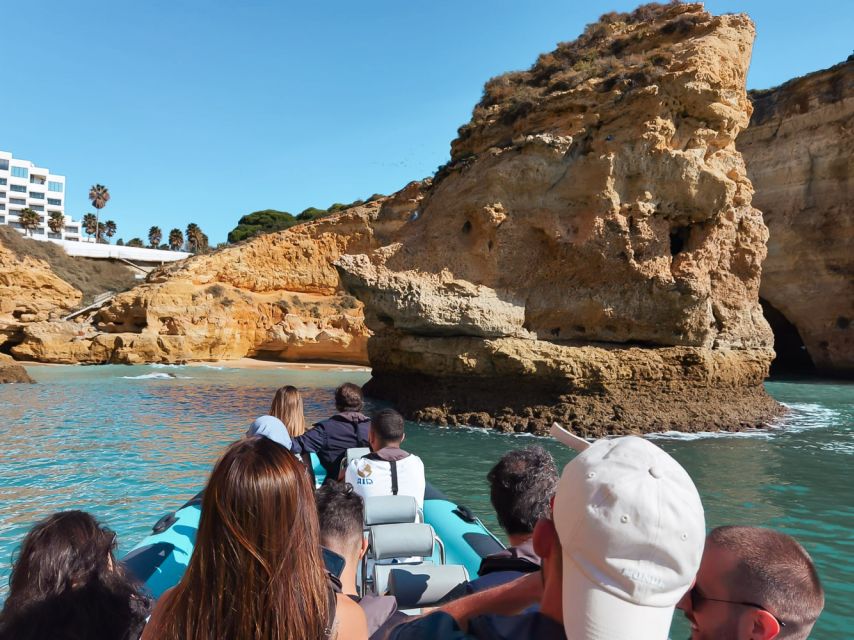 Portimão: Benagil Cave and Praia de Marinha Boat Tour - Praia da Marinha and the swim stop