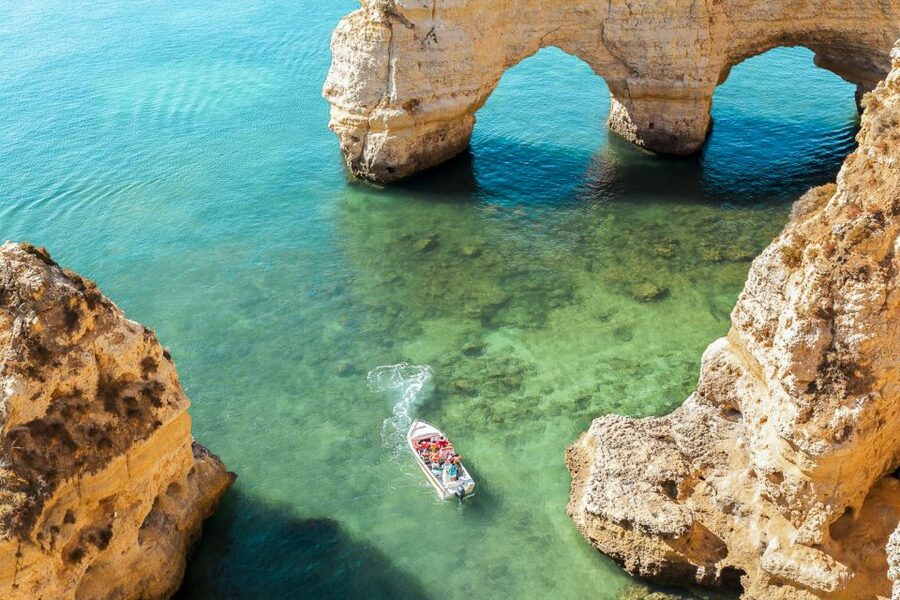 Portimão: Benagil Cave and Praia de Marinha Boat Tour - Small boats, cleaner operation, and group size