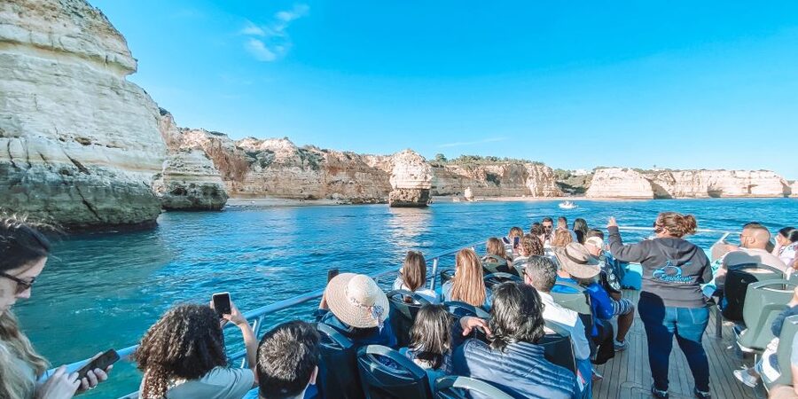 Portimão: Benagil Caves & Dolphins Watching with Biologist - The Benagil Cave and Algarve limestone