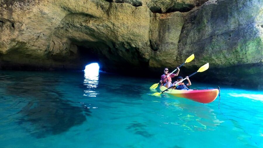 Portimão: Kayak Tour of Benagil Caves - Alfanzina Lighthouse and the Coast Toward Benagil