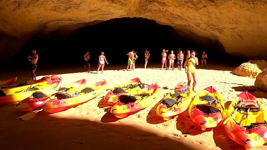 Portimão: Kayak Tour of Benagil Caves - What the Kayaks and Equipment Are Like